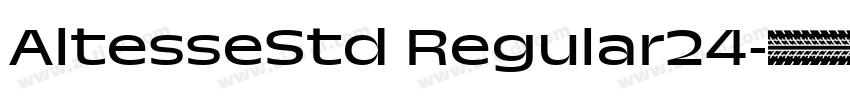 AltesseStd Regular24字体转换